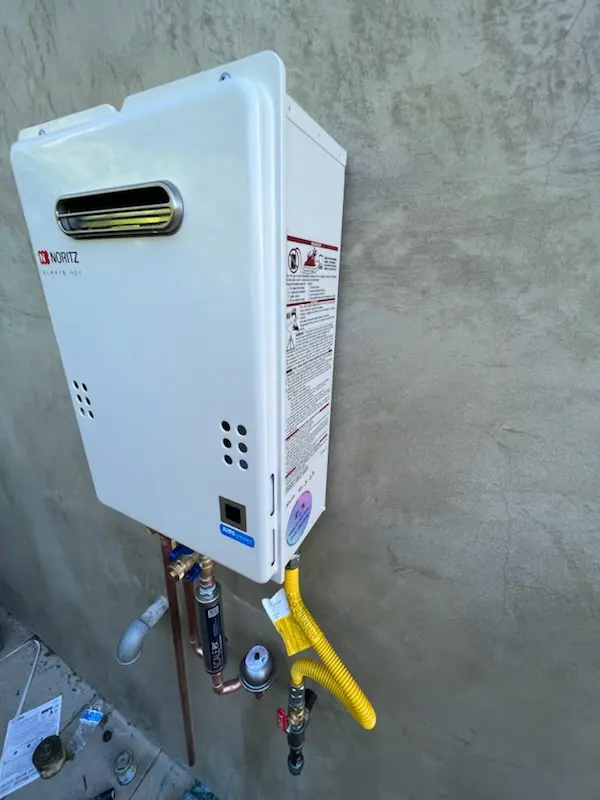 Tankless water heater installation for Park Place homes
